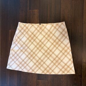 Aritzia Wilfred Plaid Mini Skirt